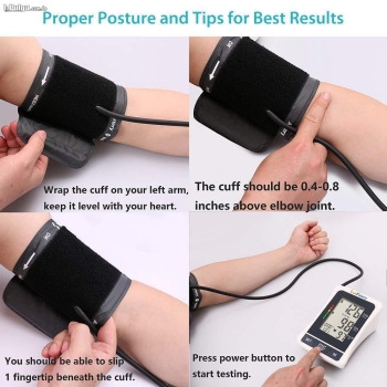 Medidor presión arterial / tensionometro digital / cardíaco