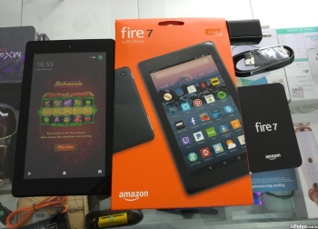 Tablet amazon fire 7 séptima generación / quad-core / camara