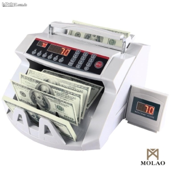 Contador de billetes automático y detector / contadora de dinero