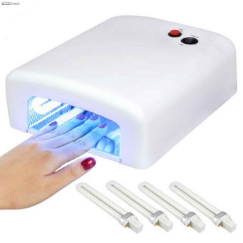 Lampara luz uv secadora de uñas en gel manicure