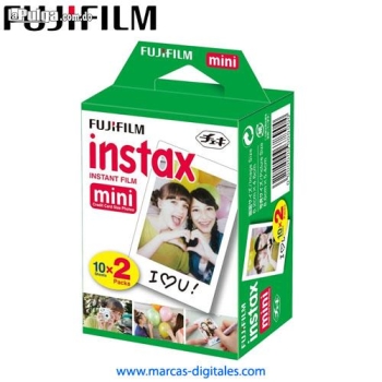 Paquete de 20 tomas para camaras fujifilm instax mini film