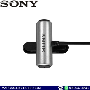 Sony ecm-cs3 microfono tipo clip omnidireccional estereo