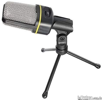 Microfono de condensador de estudio con soporte de trípode