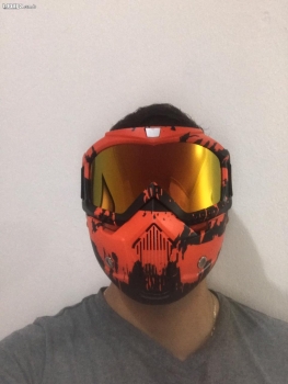 Mascara protección motor motocross bicicleta lentes buggies careta