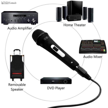 Micrófono dinámico vocal micrófono para canto karaoke eventos