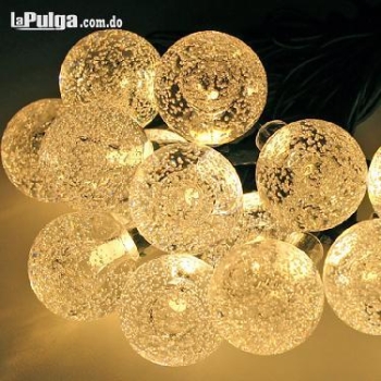 Luces decorativas tipo burbujas luces de navidad 30 led con bateria