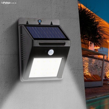 Lámpara solar luz lámpara de emergencia automática sensor movimient