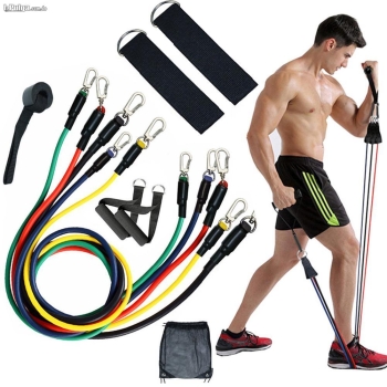 Kit de bandas/cintas elasticas para hacer ejercicio, fitness