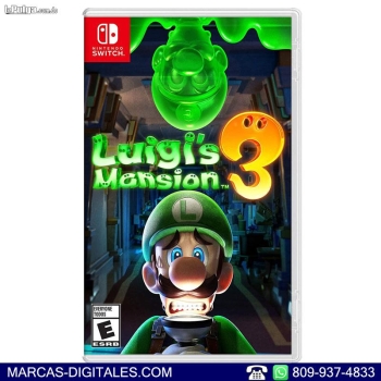 Luigis mansion 3 juego para nintendo switch