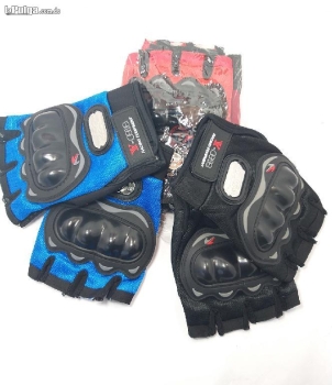 Guantillas para moto motocross bici motor guantes sin dedos