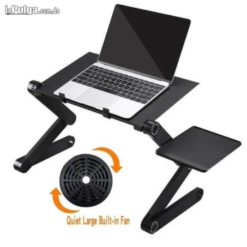 Mesa para laptop portatil de aluminio computadora con enfriador ventil