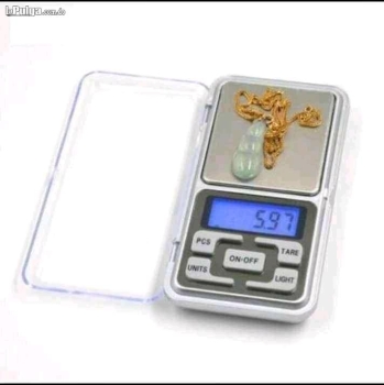 Balanzas digitales de 200 gramos para pesar joyas