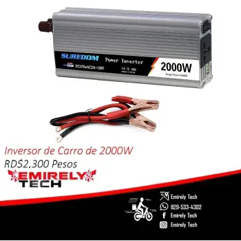 Inversor inversol portátil cargador de carro power inverter 2000w