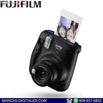 Fujifilm instax mini 11 color negro camara y 10 fotos instantaneas