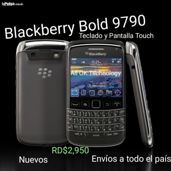 Blackberry bold 9790 nuevos desbloqueados 0km