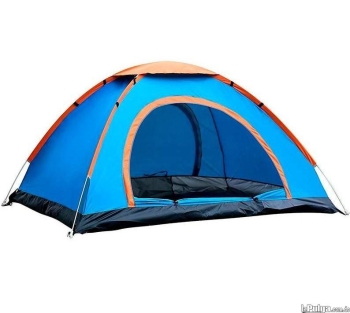 Casa de campaña para camping de 5 personas ventilación y generacion