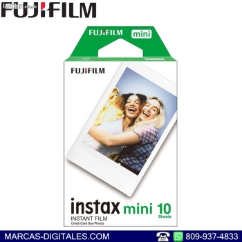 Fujifilm instax mini film caja paquete de 1 cartucho de 10 tomas