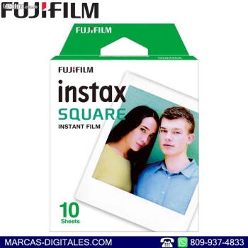 Instax square film caja paquete de 1 cartucho de 10 tomas