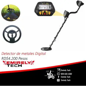 Detector de metales con pantalla digital detector de joyas con pantall