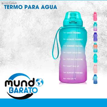 Termo para hidratacion galon agua 3.8 litros botella gym deporte motiv
