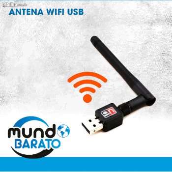 Antena wifi usb receptor wifi con antena para pc. modem lan adaptador