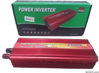 Convertidor de voltaje 12v a 110v power inverter
