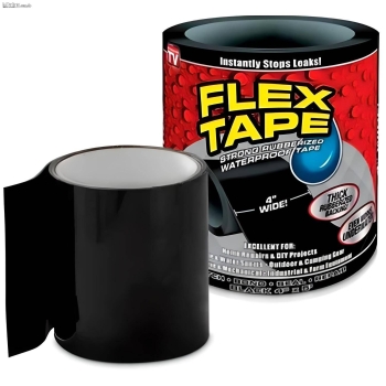 Flex tape 4 10.2 cm ancho x 5 pies 1.5 metros cinta impermeable  flex