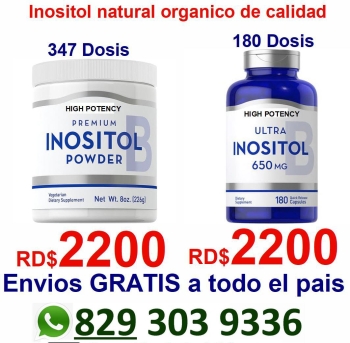 Venta de inositol en polvo y capsulas suplemento vitaminas