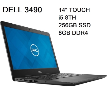 Laptop dell 3490 14pg touch i5 8va 3.4ghz 256gb ssd 8gb ddr4