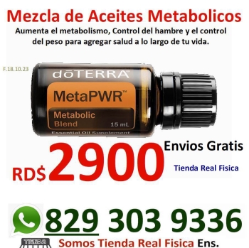 Metapwr aceite esencial de doterra para acelerar el metaboli