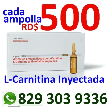 L carnitina l-carnitine carnitine mesoestetic inyectada aplicaciones q