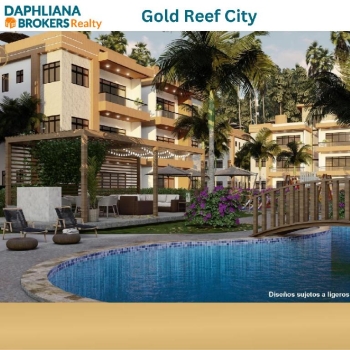 Gold reef city proyecto de aptos  3 plantas en bavaro