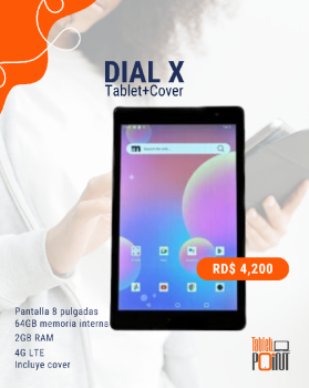 Tablet dialn x - con cover en santo domingo dn
