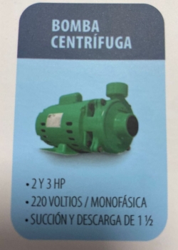 Bomba centrifuga sumergible