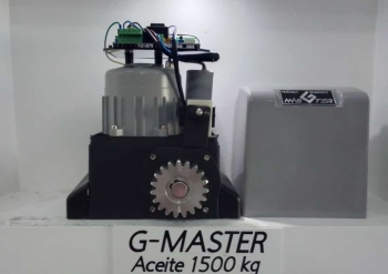 Motor g-master 1500kg de uso intensivo en aceite  para portón de marqu