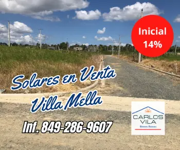 Solares en venta en villa mella santo domingo norte