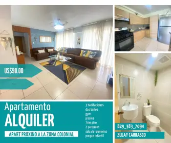 Apartamento en alquiler zona oriental