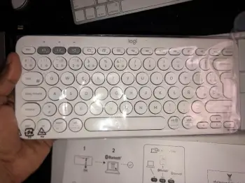 Teclado logitech k380 multi-uso bluetooth blanco español mac-pc