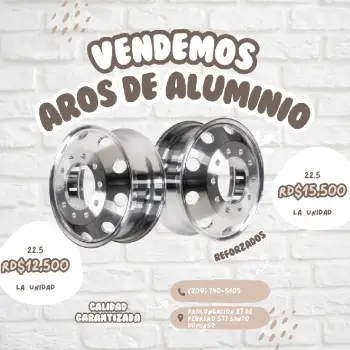 Aros de aluminio reforzado  22.5