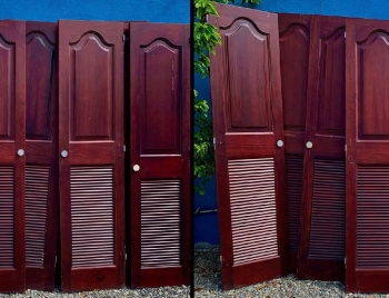 Puertas de closet en madera de pino americano listas para usar buen pr