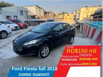 Ford fiesta zedan negro 2018 americano recien importado