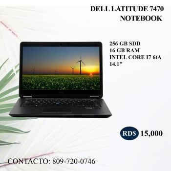 Dell latitude 7470 notebook webcam intel core i7 6ta gen.