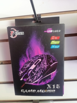 Mouse gamer x15 con botones latersles