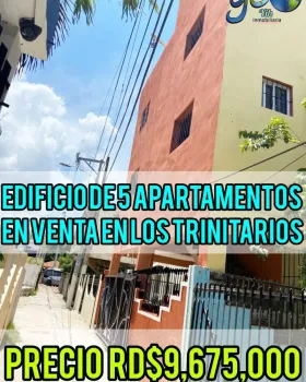 Edificio en venta con su títulocon 5 apartamentos sector los trinitari