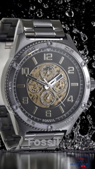 Vendo reloj fossil metal negro automatic