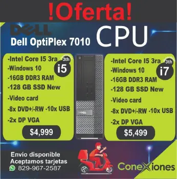 Dell 7010 en santo domingo dn