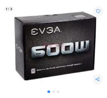 Vendo fuente marca evga 600w a 3500 pesos