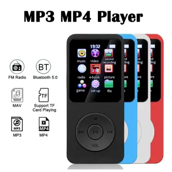 Reproductor mp4 portátil con bluetooth - mp3 con pantalla - fm - vídeo