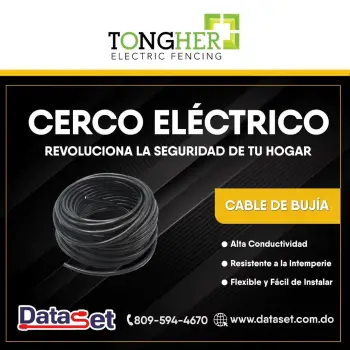 Cable de bujia para cerco elÉctrico