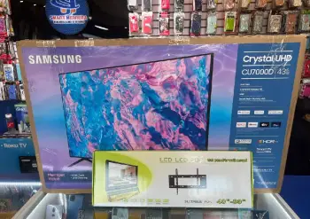 Samsung smart tv 43” crystal uhd cu7000